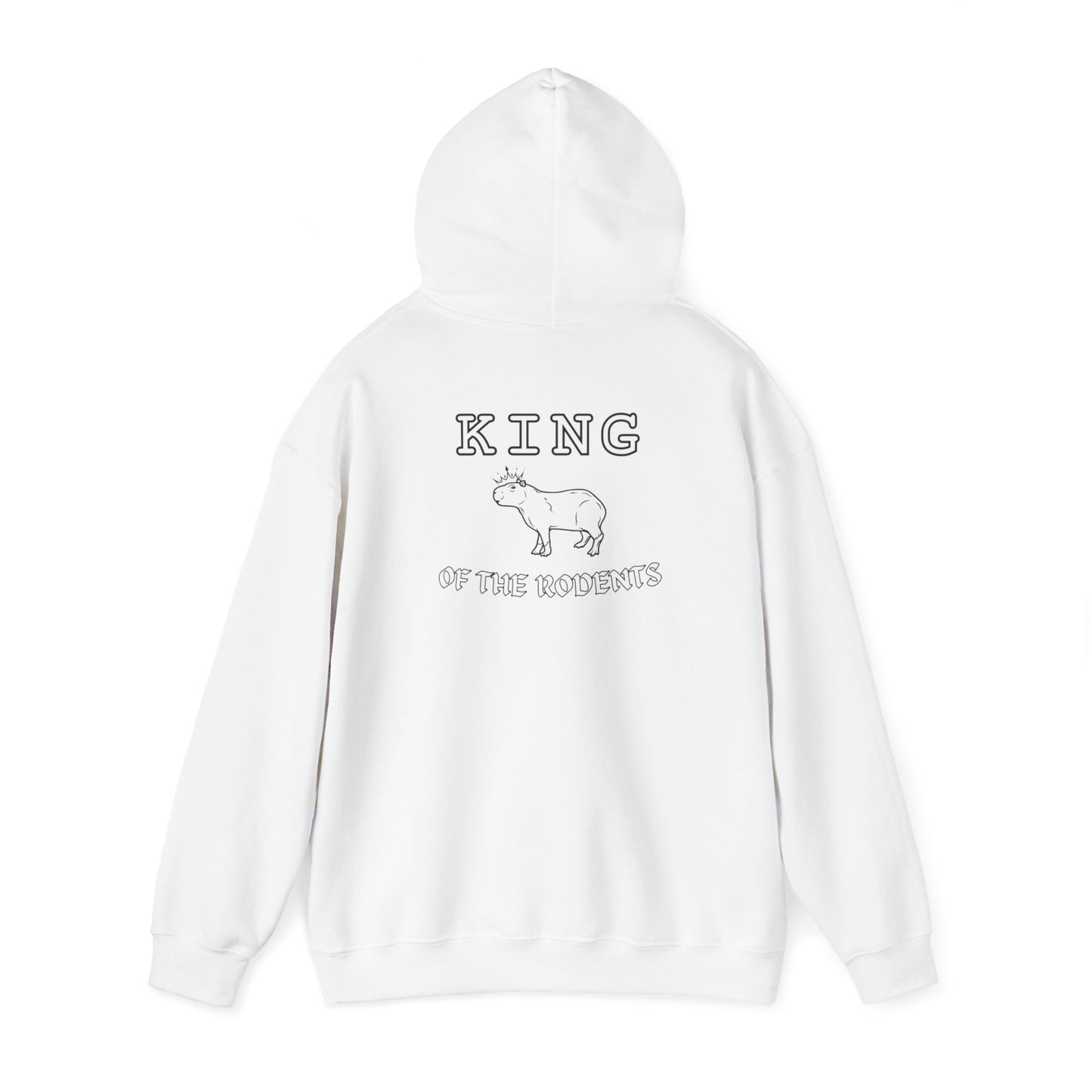 Capybara - King Of The Rodents - Hoodie - Funny Capybara Hoodie - Sarcastic Capybara Hoodie