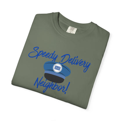 T-Shirt — 'Speedy Delivery Neighbor!' Package Logo Tee