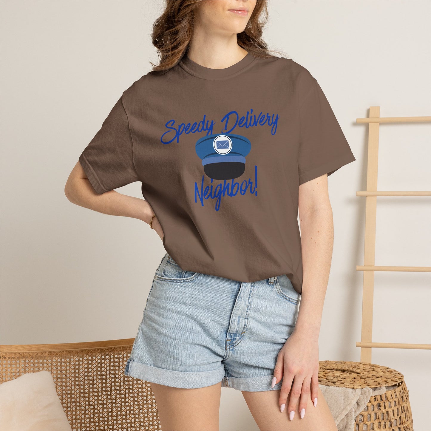 T-Shirt — 'Speedy Delivery Neighbor!' Package Logo Tee