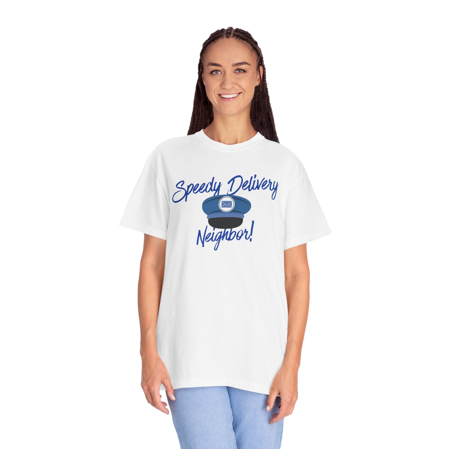 T-Shirt — 'Speedy Delivery Neighbor!' Package Logo Tee