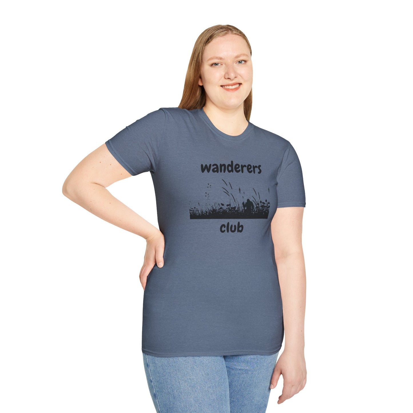 Wanderers Club T‑Shirt — Nature Silhouette Adventure Tee