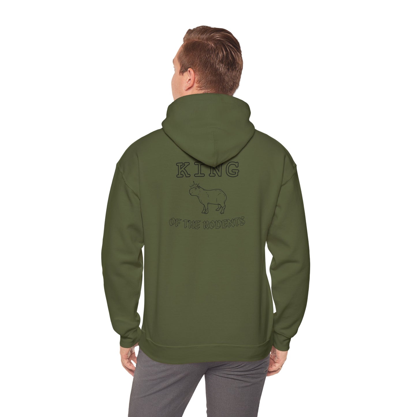 Capybara - King Of The Rodents - Hoodie - Funny Capybara Hoodie - Sarcastic Capybara Hoodie