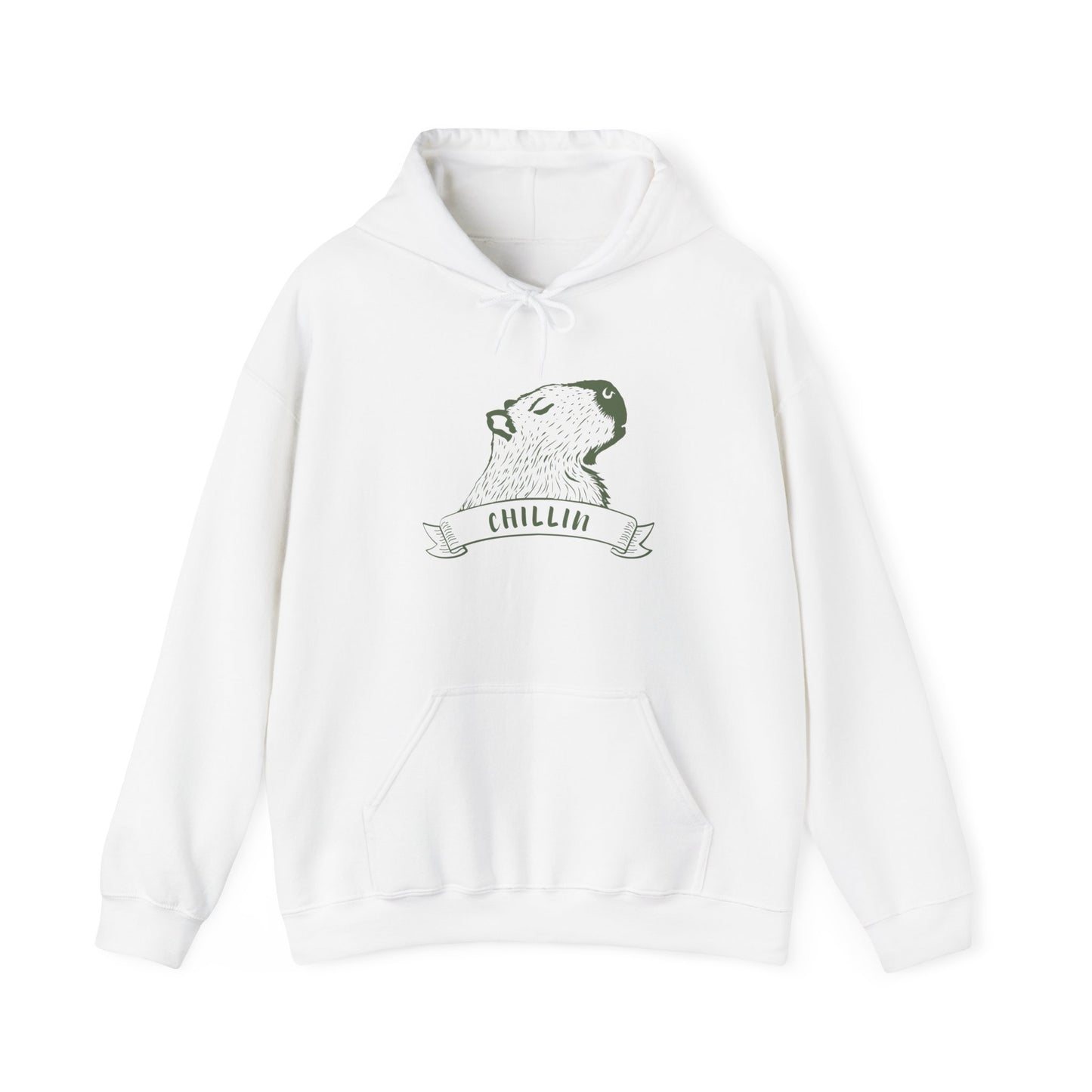 Capybara - Chillin - Hoodie - Funny Capybara Hoodie - Sarcastic Capybara Hoodie - Hoodie Gift