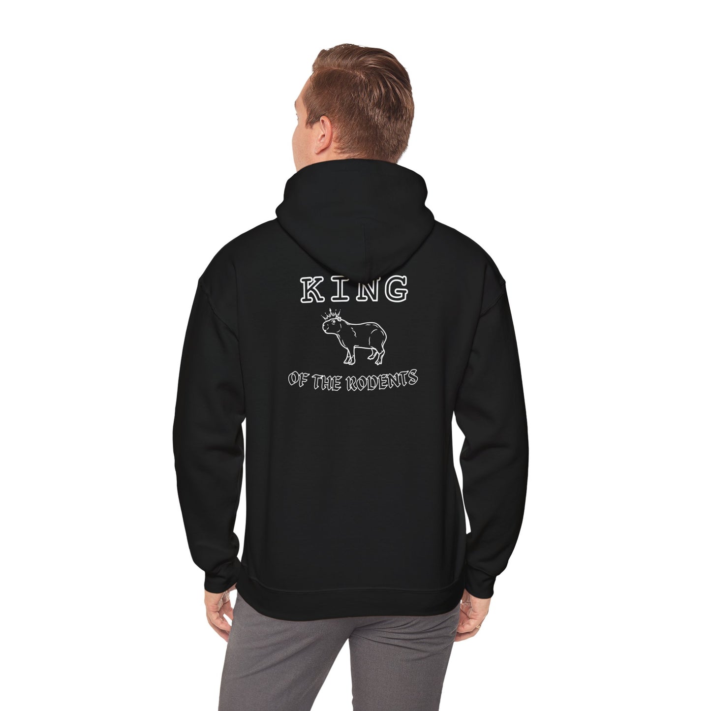 Capybara - King Of The Rodents - Hoodie - Funny Capybara Hoodie - Sarcastic Capybara Hoodie