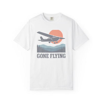 Gone Flying T-Shirt - Vintage Airplane Graphic Tee