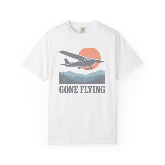 Gone Flying T-Shirt - Vintage Airplane Graphic Tee