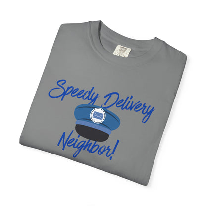 T-Shirt — 'Speedy Delivery Neighbor!' Package Logo Tee