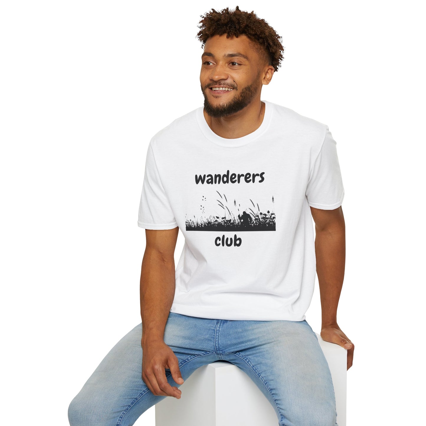 Wanderers Club T‑Shirt — Nature Silhouette Adventure Tee