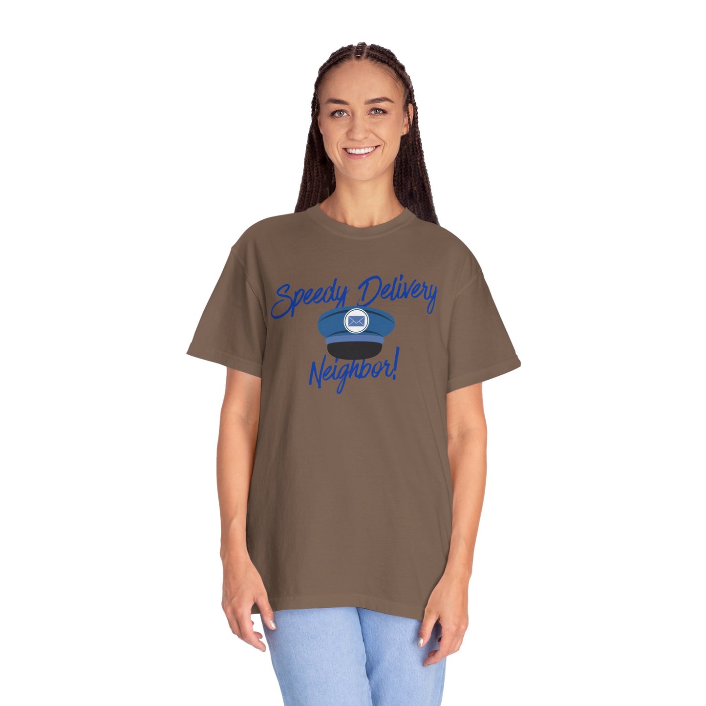 T-Shirt — 'Speedy Delivery Neighbor!' Package Logo Tee
