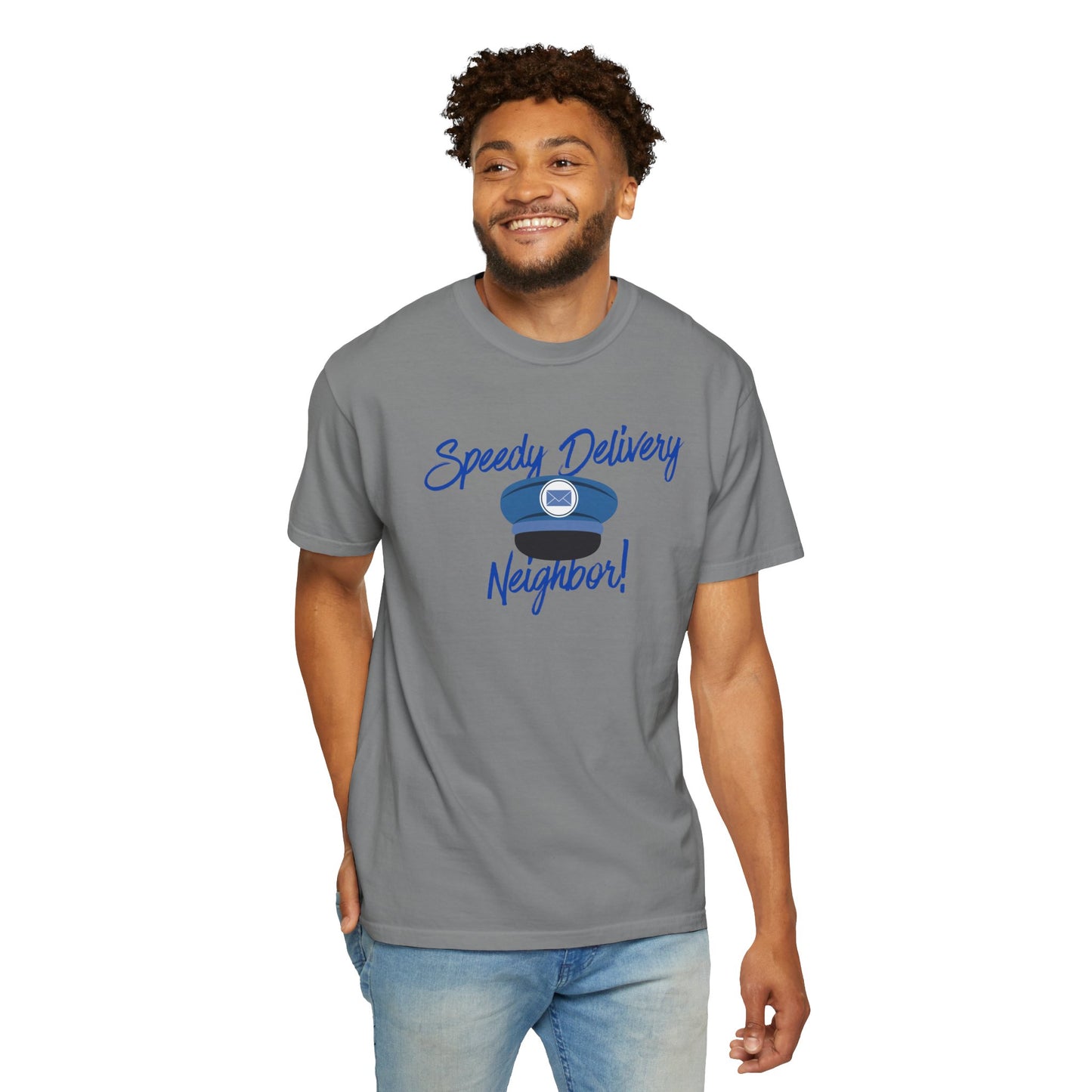 T-Shirt — 'Speedy Delivery Neighbor!' Package Logo Tee