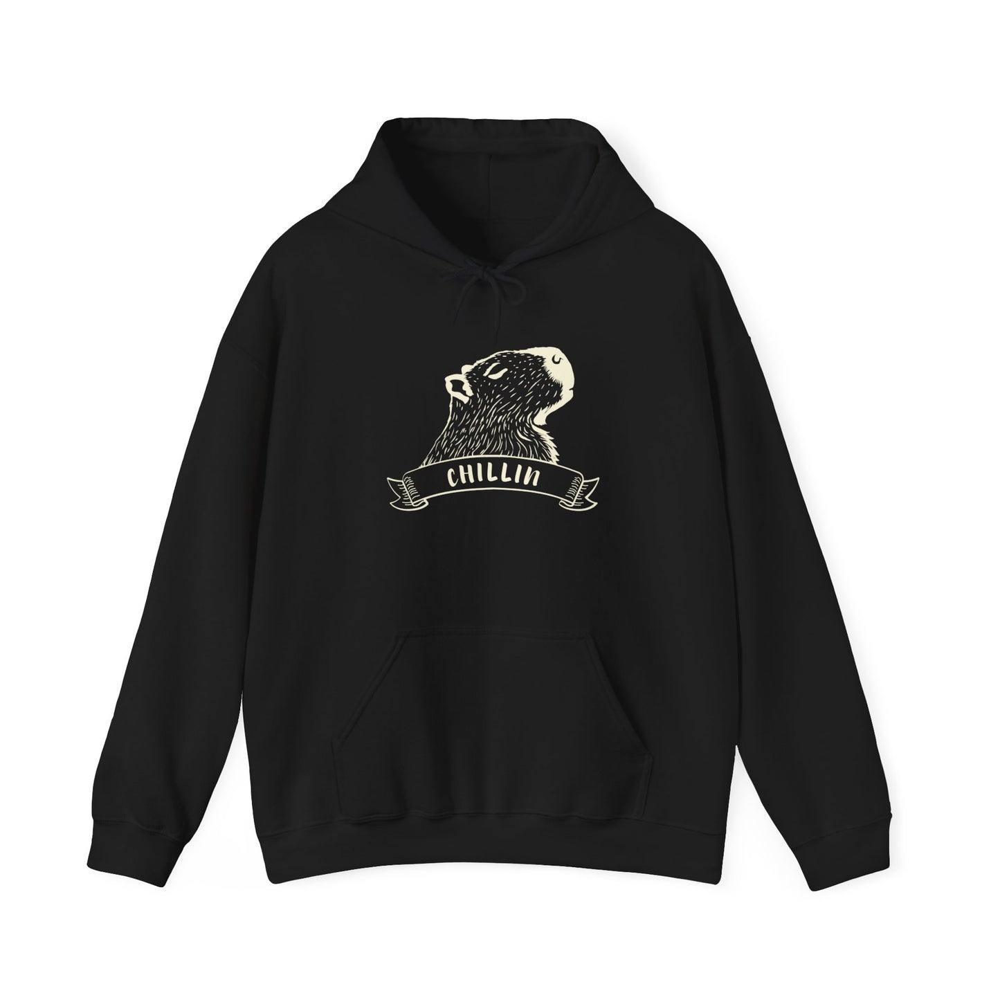 Capybara - Chillin - Hoodie - Funny Capybara Hoodie - Sarcastic Capybara Hoodie - Hoodie Gift