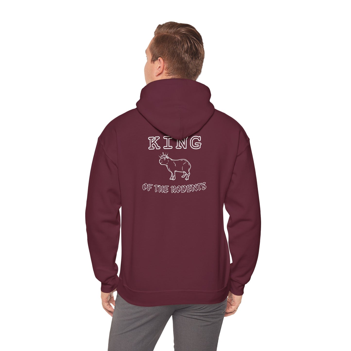 Capybara - King Of The Rodents - Hoodie - Funny Capybara Hoodie - Sarcastic Capybara Hoodie