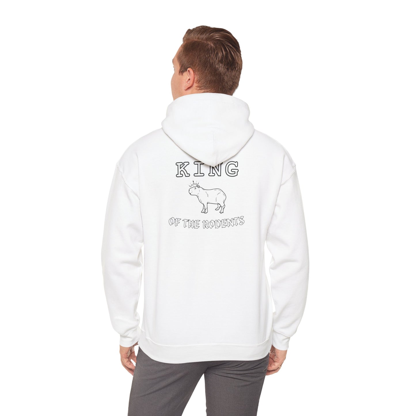 Capybara - King Of The Rodents - Hoodie - Funny Capybara Hoodie - Sarcastic Capybara Hoodie