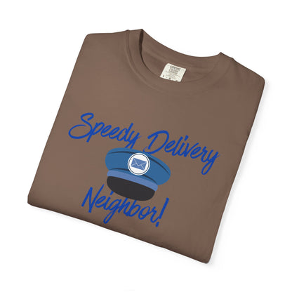 T-Shirt — 'Speedy Delivery Neighbor!' Package Logo Tee