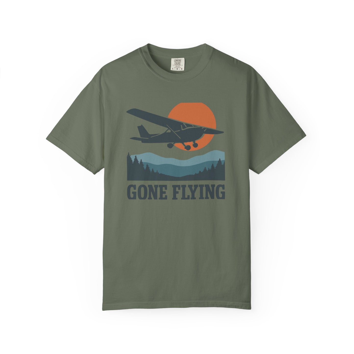 Gone Flying T-Shirt - Vintage Airplane Graphic Tee