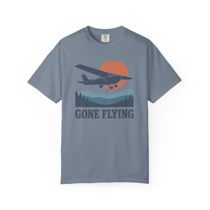 Gone Flying T-Shirt - Vintage Airplane Graphic Tee