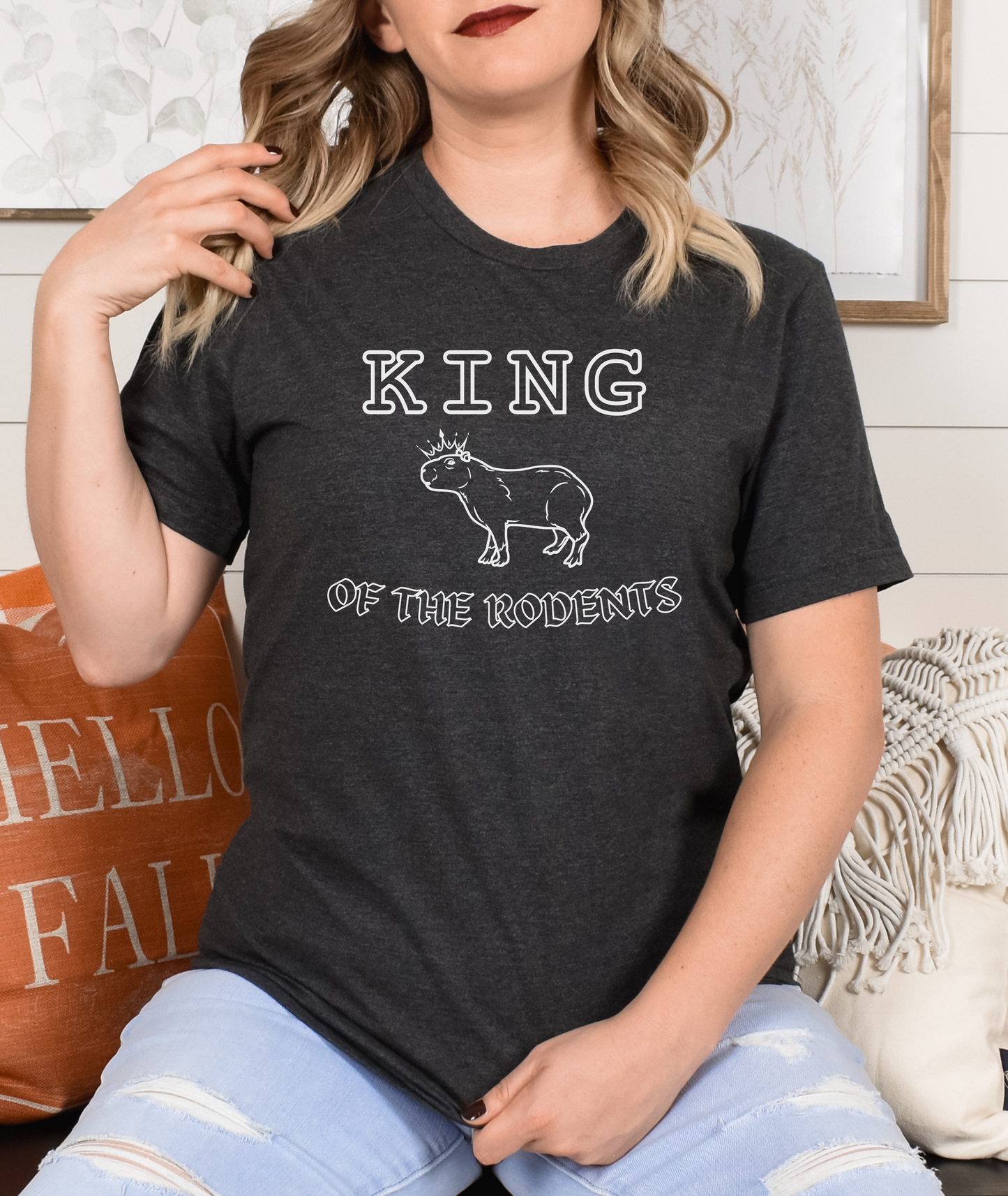 King Of The Rodents - Capybara Shirt - Funny Shirt - Gift for Capybara Fan - Capybara