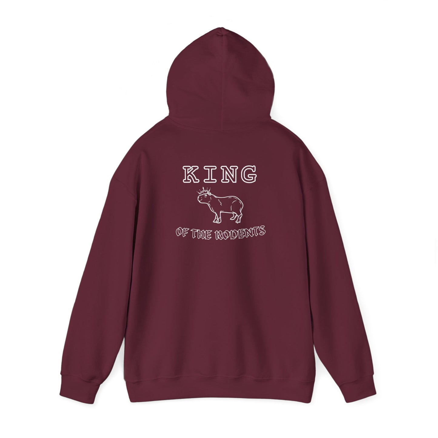 Capybara - King Of The Rodents - Hoodie - Funny Capybara Hoodie - Sarcastic Capybara Hoodie