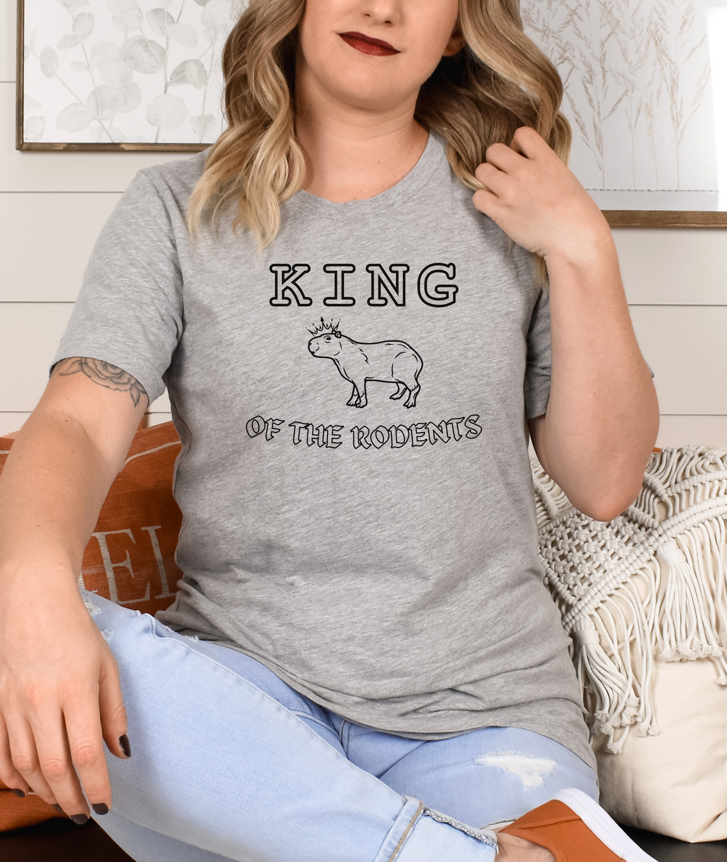 King Of The Rodents - Capybara Shirt - Funny Shirt - Gift for Capybara Fan - Capybara