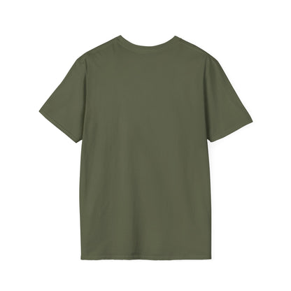 Retro Sunset Grass T-Shirt - Vintage Orange Gradient Nature Tee
