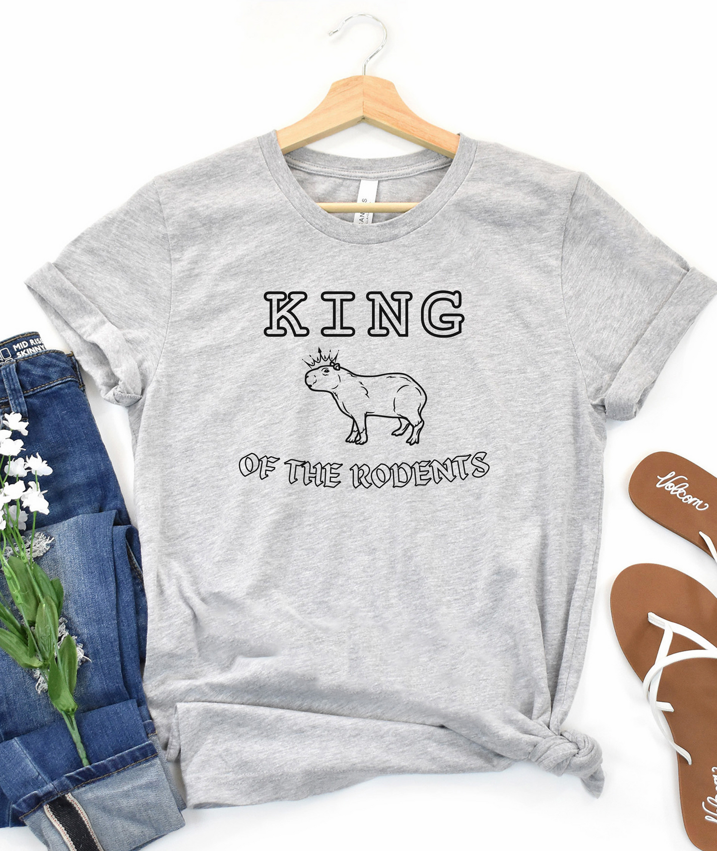 King Of The Rodents - Capybara Shirt - Funny Shirt - Gift for Capybara Fan - Capybara