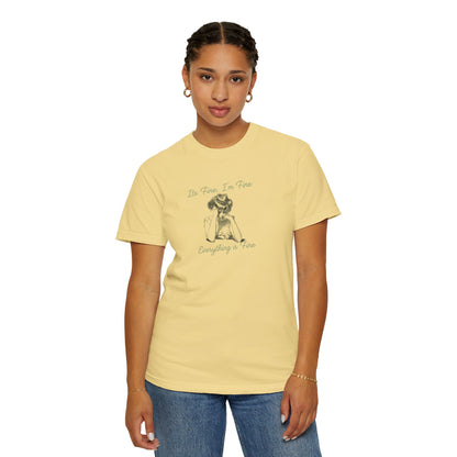 T-Shirt - 'Its Fine I'm Fine Everything is Fine' Minimalist Sketch Tee
