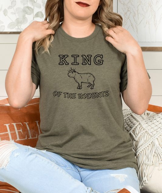 King Of The Rodents - Capybara Shirt - Funny Shirt - Gift for Capybara Fan - Capybara