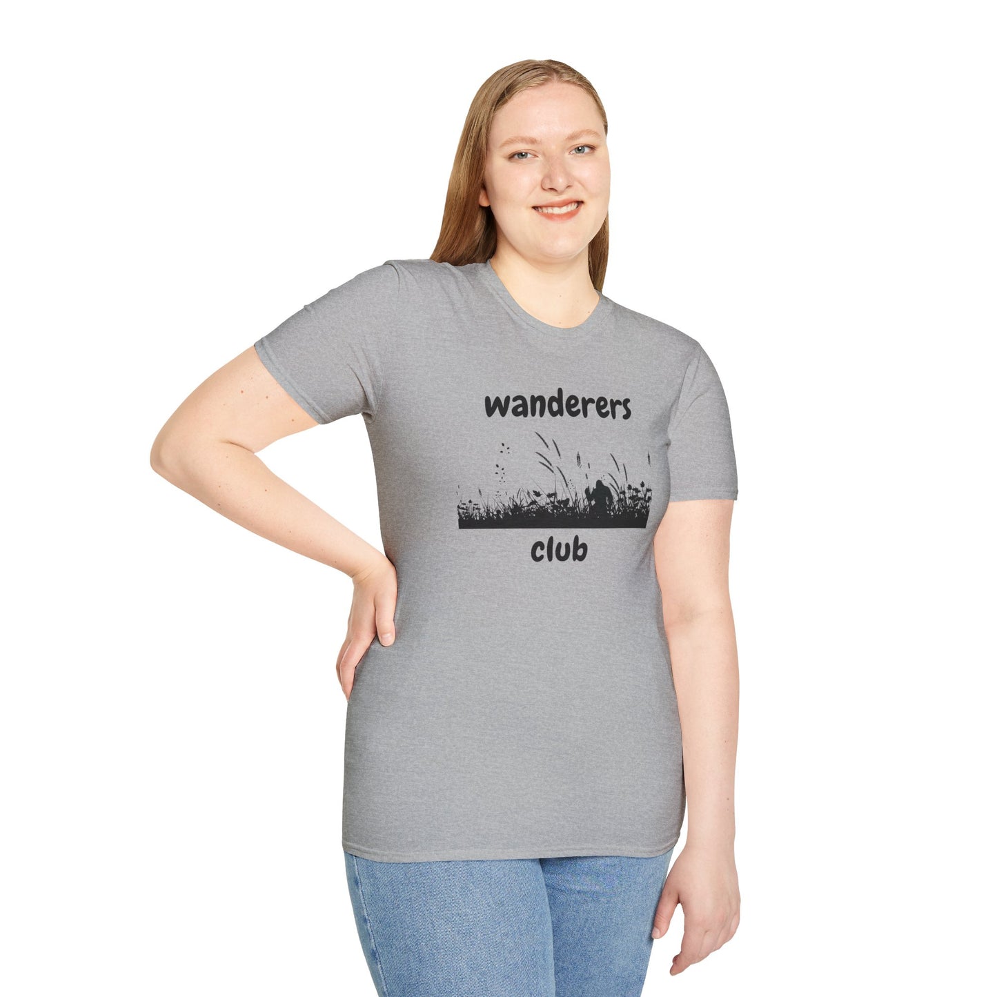 Wanderers Club T‑Shirt — Nature Silhouette Adventure Tee