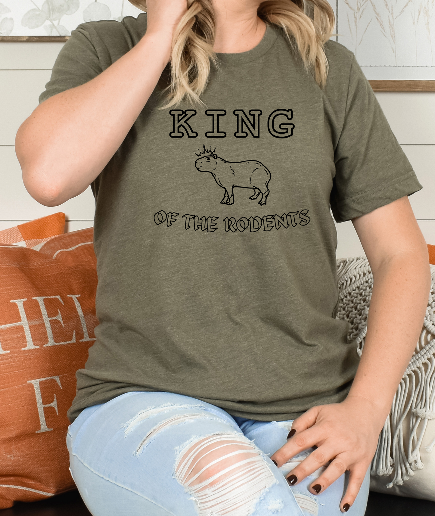 King Of The Rodents - Capybara Shirt - Funny Shirt - Gift for Capybara Fan - Capybara