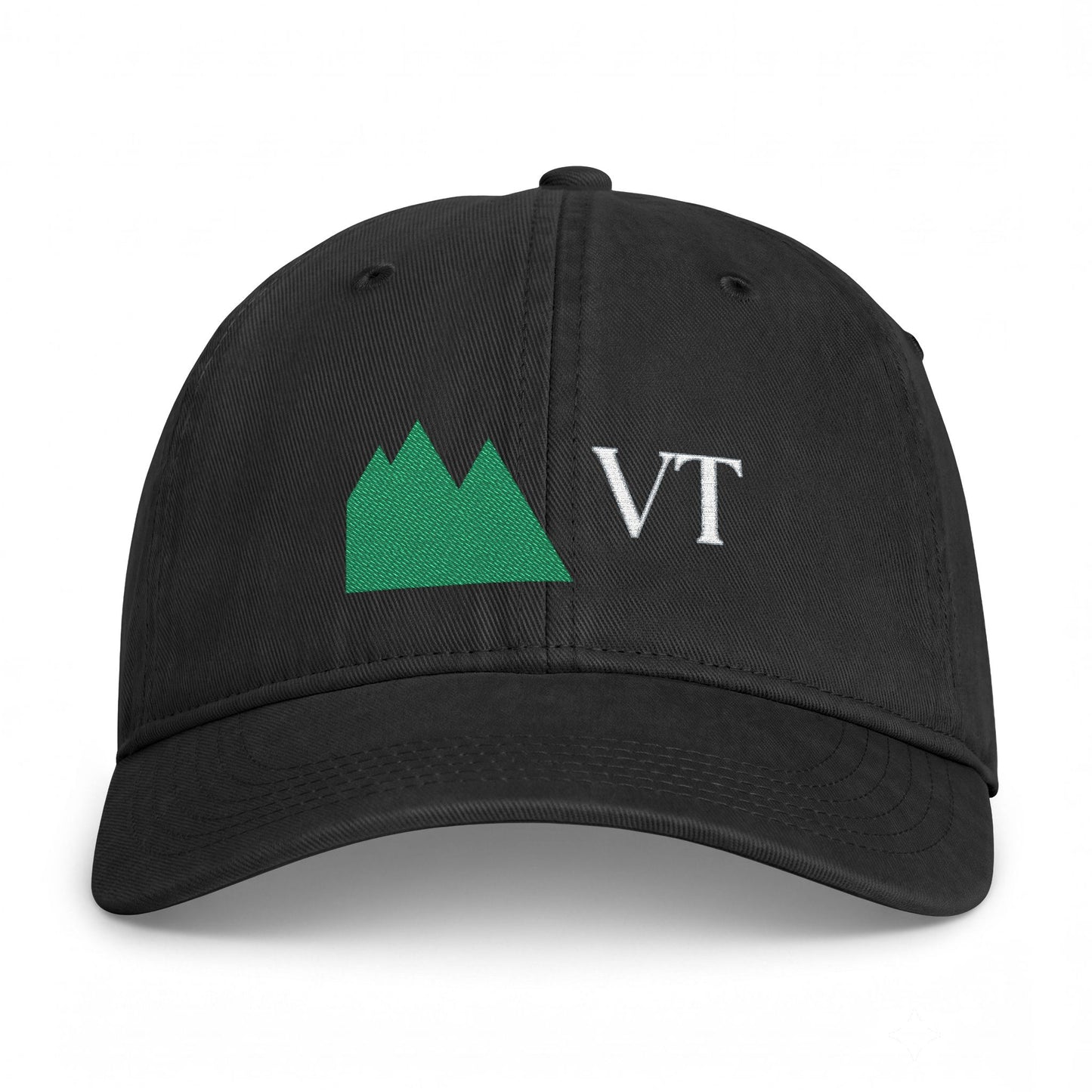 VT Mountain Logo Cap - Washed Coastal Baseball Hat