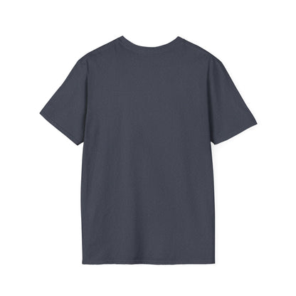 Retro Sunset Grass T-Shirt - Vintage Orange Gradient Nature Tee