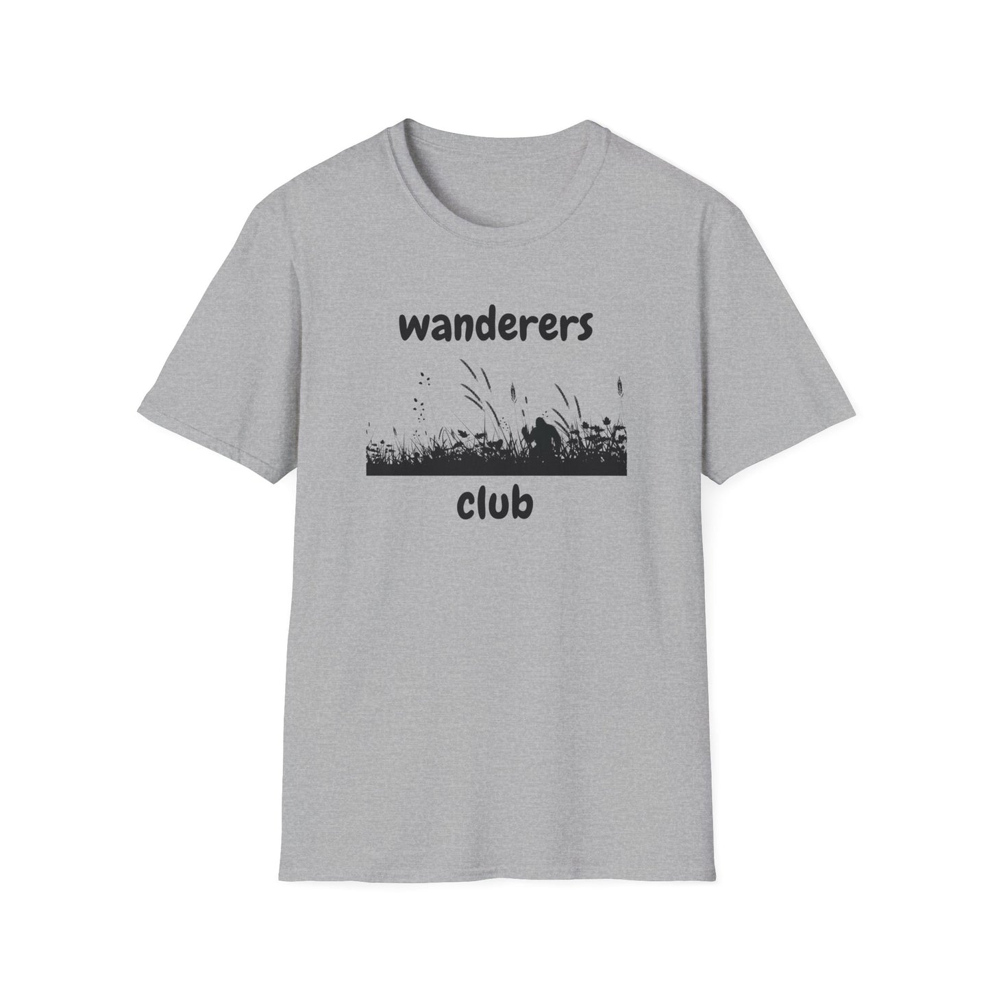 Wanderers Club T‑Shirt — Nature Silhouette Adventure Tee